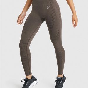 Gymshark vital seamless 2.0 brown marl (size small)